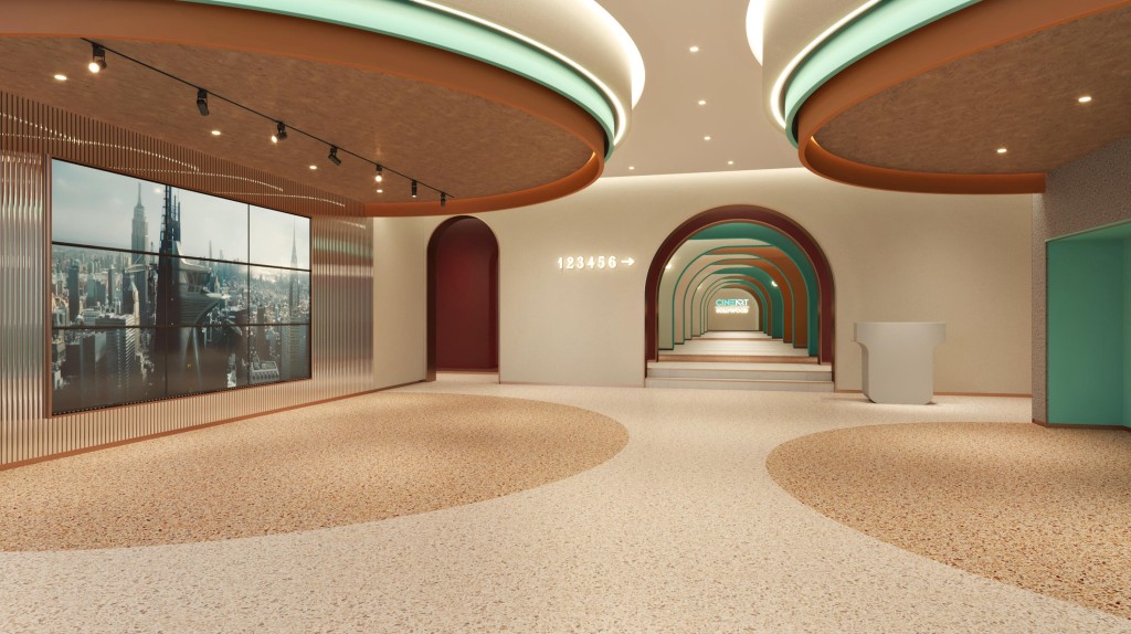 Design concept for CineArt Hollywood.