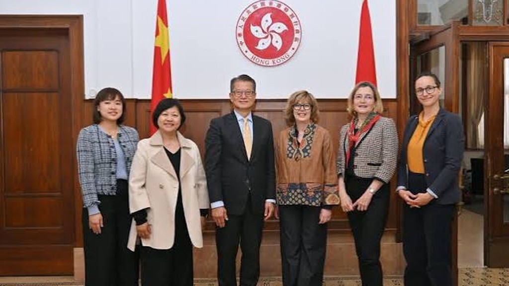 Financial Secretary Paul Chan Mo-po led a high-profile delegation to Brussels