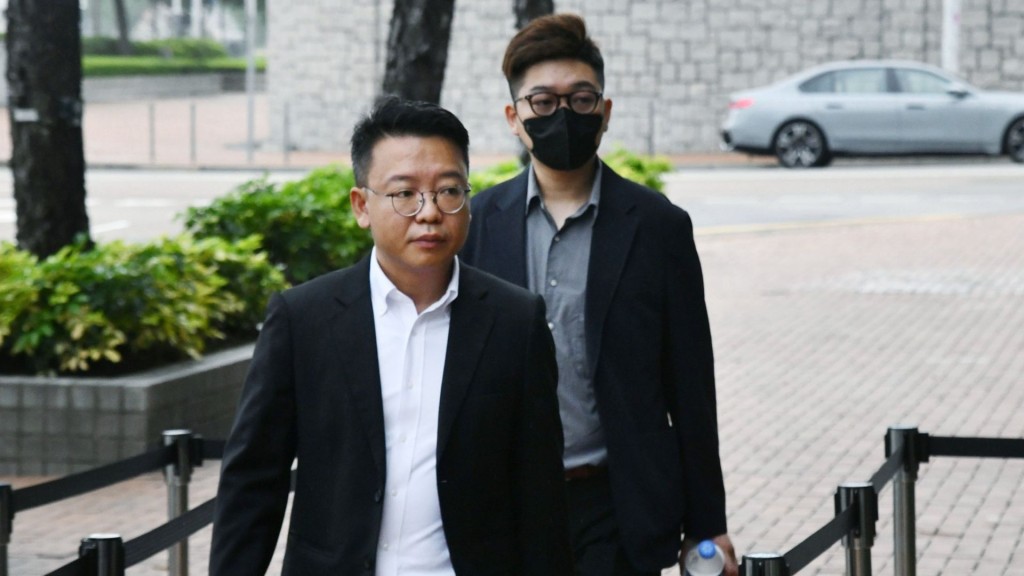 Chung Kit-man, director and engineer of Victory Fire Engineering Limited, attends an earlier hearing. 