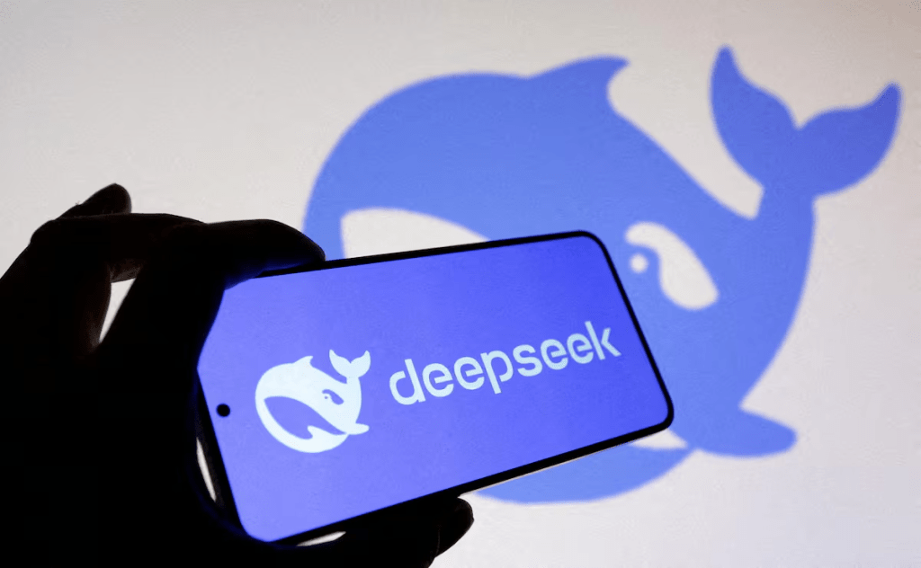 The DeepSeek logo is seen in this illustration taken on January 29, 2025. REUTERS/Dado Ruvic/Illustration/File Photo
