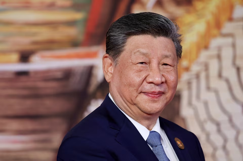 China's President Xi Jinping attends a welcoming ceremony at the BRICS summit in New Delhi, India, September 12, 2026. Sputnik/Alexander Kazakov/Pool via REUTERS