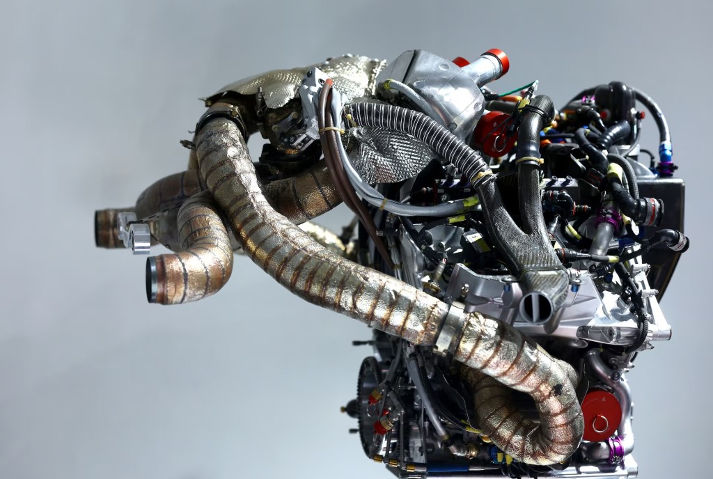Reuters photo of a Porsche 919 hybrid engine