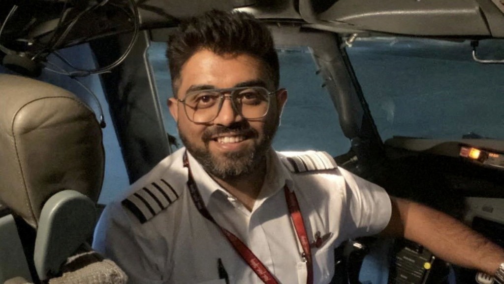 Indian pilot Smit Machchhar. Photo: Reuters