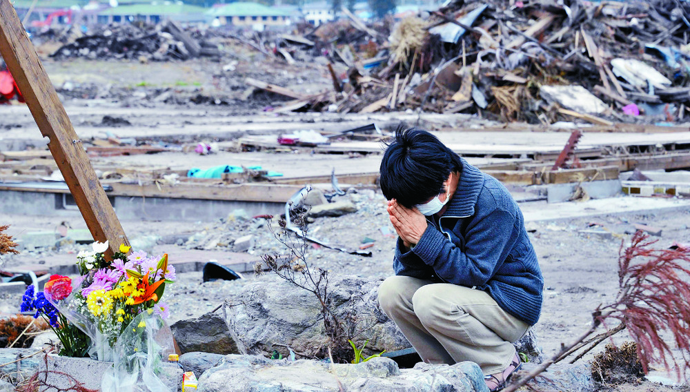 Some are warning that the memories and lessons from the 2011 Fukushima earthquake and tsunami are fading.
AFP Some are warning that the memories and lessons from the 2011 Fukushima earthquake and tsunami are fading.
AFP