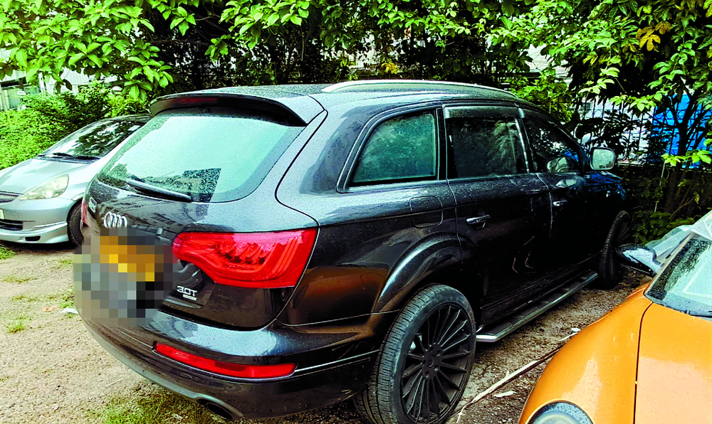 The place where the couple's vehicle, inset, was intercepted and the abduction occurred. The place where the couple's vehicle, inset, was intercepted and the abduction occurred.