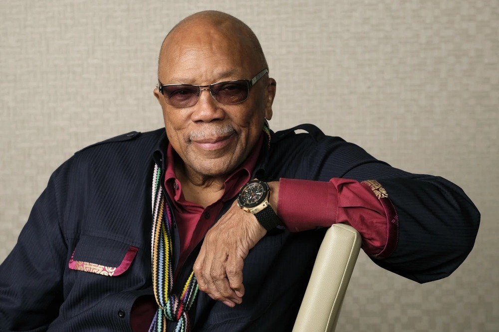 Music producer Quincy Jones poses for a portrait to promote his documentary “Quincy” during the Toronto Film Festival on Sept. 7, 2018, in Toronto. (AP) Music producer Quincy Jones poses for a portrait to promote his documentary “Quincy” during the Toronto Film Festival on Sept. 7, 2018, in Toronto. (AP)