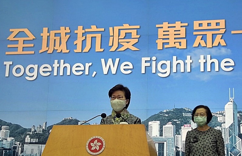 'I am compiling my own Policy Address as the Chief Executive,' Carrie Lam declares. But she says she consulted Beijing on a list of issues she had proposed. 'I am compiling my own Policy Address as the Chief Executive,' Carrie Lam declares. But she says she consulted Beijing on a list of issues she had proposed.