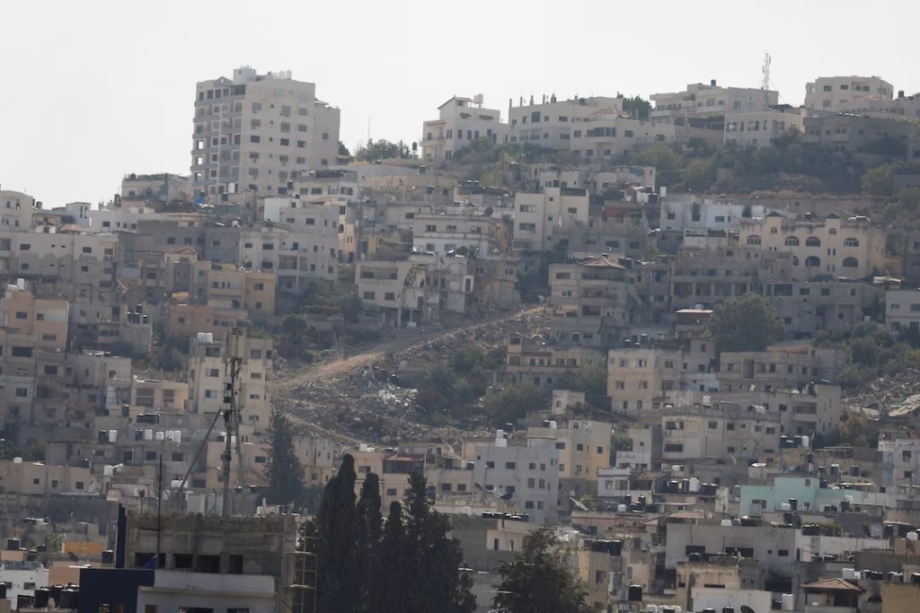 Buildings and streets of Jenin refugee camp amid an ongoing Israeli military operation, in Jenin, in the Israeli-occupied West Bank November 19, 2025. REUTERS/Mohamad Torokman 