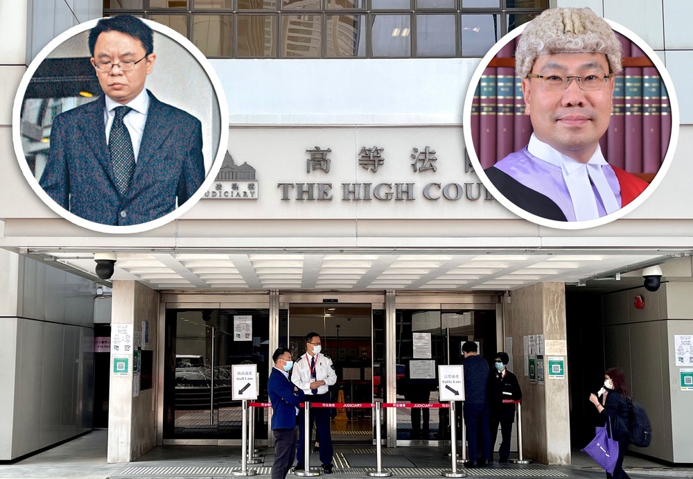 Deputy Judge of the Court of First Instance Johnny Chan Jong-herng (left) and District Judge Clement Lee Hing-nin (right). File photo. Deputy Judge of the Court of First Instance Johnny Chan Jong-herng (left) and District Judge Clement Lee Hing-nin (right). File photo.