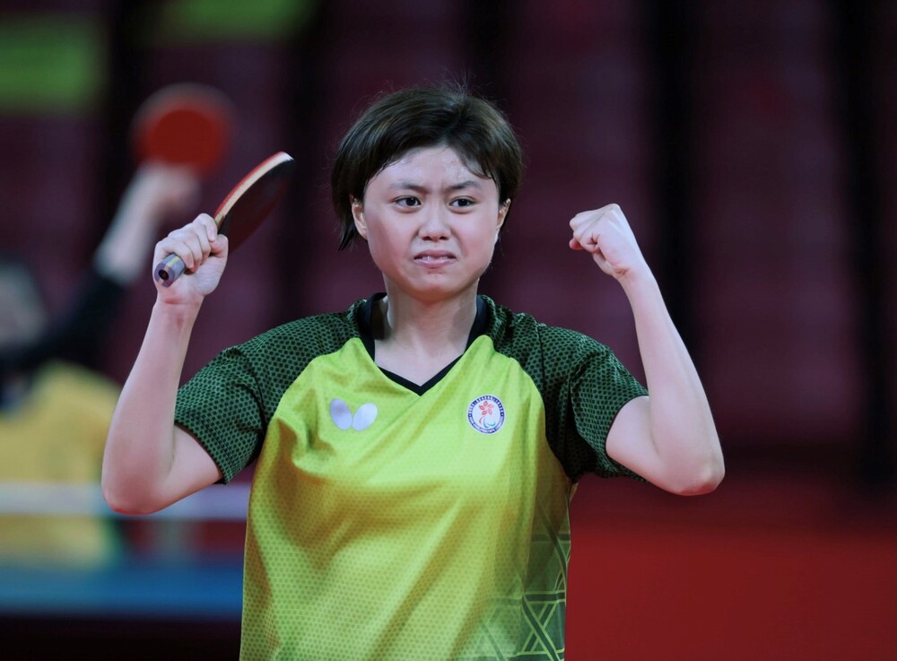 Hong Kong para table tennis player Wong Ting-ting. File photo. Hong Kong para table tennis player Wong Ting-ting. File photo.