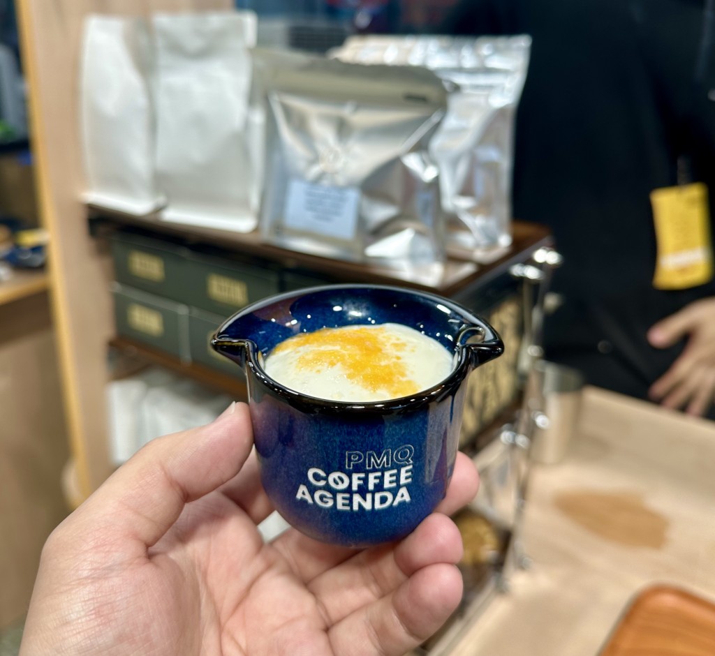 Kizuna Roaster & Co.,’s event-exclusive drink inspired by traditional tofu pudding.