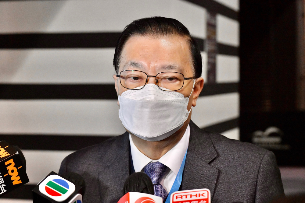 Tam Yiu-chung says his words on television were a hypothesis. Tam Yiu-chung says his words on television were a hypothesis.