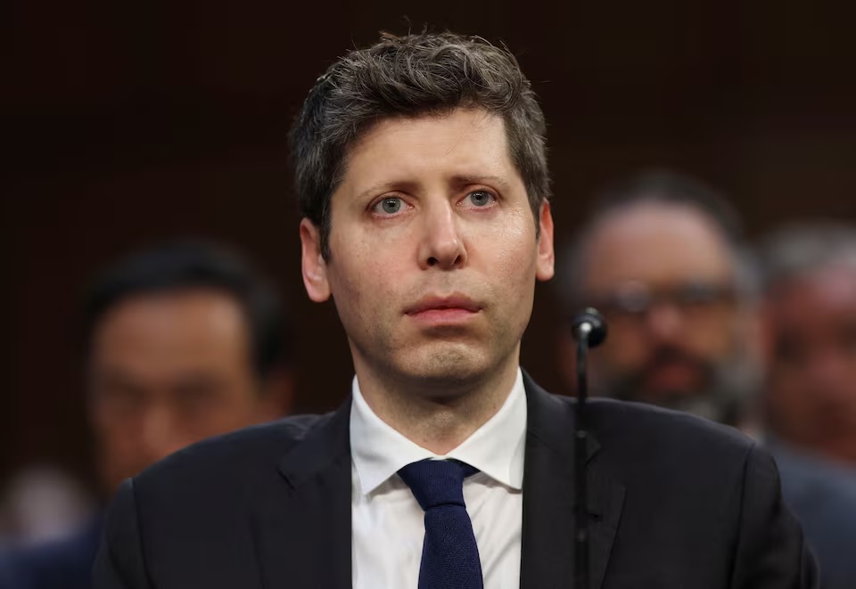  OpenAI CEO Sam Altman is seated to testify before a Senate Commerce, Science, and Transportation Committee hearing titled “Winning the AI Race: Strengthening U.S. Capabilities in Computing and Innovation,” on Capitol Hill in Washington, D.C., U.S., May 8, 2025. REUTERS/Jonathan Ernst/File Photo
