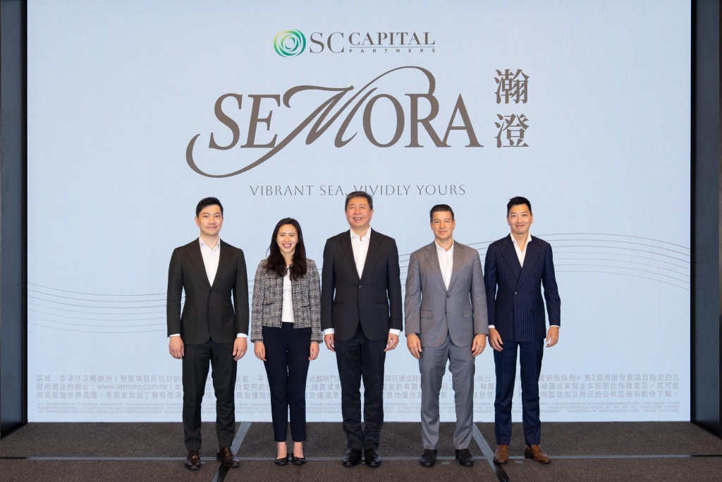 From left: Abel Mak Chun-im, Tanya Chiaranussati, Suchad Chiaranussati, Michael Lane, Alvin Leung.