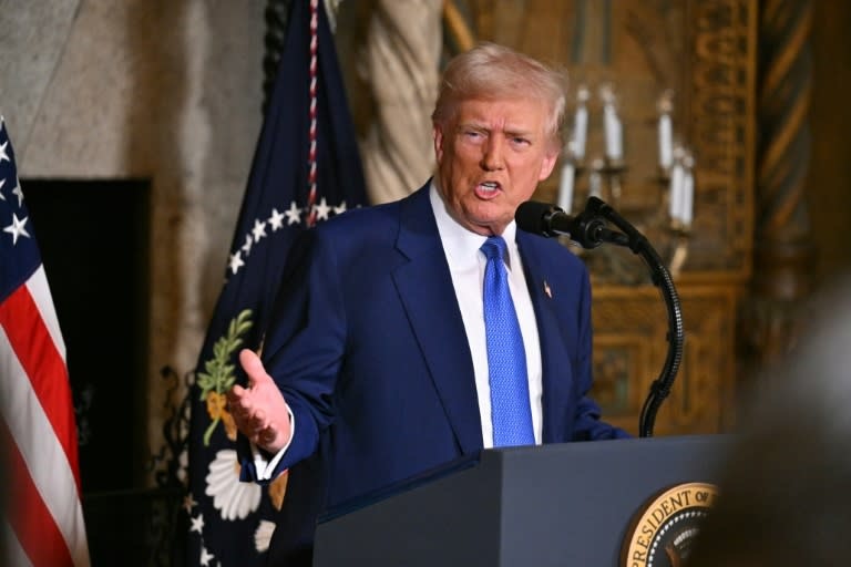 US President Donald Trump suggested that he could meet Russian President Vladimir Putin before the end of the month as Washington overhauls its stance towards Russia in a shift that has alarmed European leaders (ROBERTO SCHMIDT) ROBERTO SCHMIDT/AFP/AFP US President Donald Trump suggested that he could meet Russian President Vladimir Putin before the end of the month as Washington overhauls its stance towards Russia in a shift that has alarmed European leaders (ROBERTO SCHMIDT) ROBERTO SCHMIDT/AFP/AFP