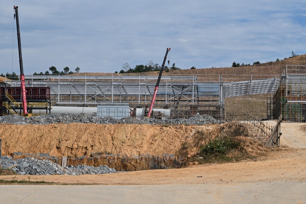 Photo by HECTOR RETAMAL / AFP A view of the under-construction Xinfeng County Baogang Xinli rare earths processing plant is seen in Xinfeng County, Ganzhou, in eastern China's Jiangxi province on November 19, 2025.