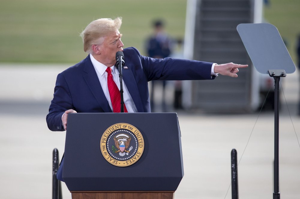 President Donald Trump tweets that he would not be in the 'beautiful White House' today if it 'weren’t for the job done by her husband,' referring to the Obamas. President Donald Trump tweets that he would not be in the 'beautiful White House' today if it 'weren’t for the job done by her husband,' referring to the Obamas.