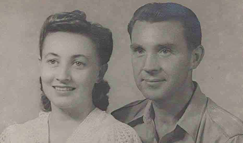 Jaroslav Krofta with his wife Marie after the war (Source: Tomeš Family Archive) 