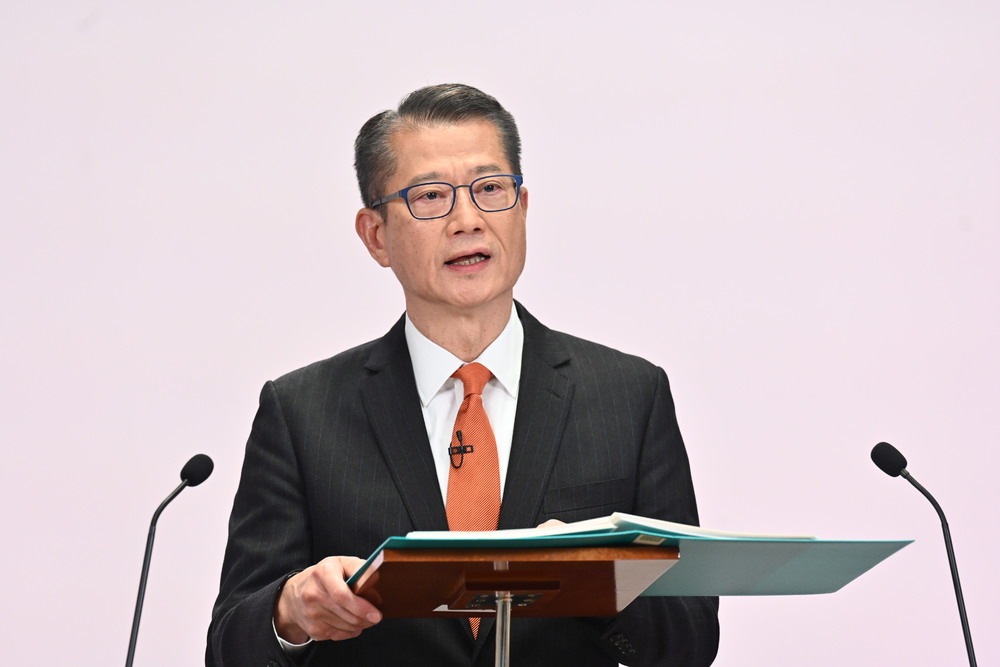 Paul Chan delivers the Budget speech on Wednesday, February 23, 2022. File photo. Paul Chan delivers the Budget speech on Wednesday, February 23, 2022. File photo.