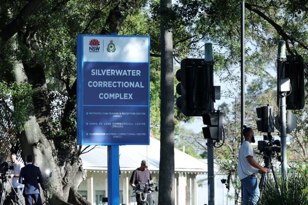 Media wait outside Silverwater Correctional Complex after former Australian Defence Force soldier Ben Roberts-Smith was charged with alleged war crimes committed in Afghanistan, in Sydney, Australia, April 8, 2026. REUTERS/Hollie Adams 