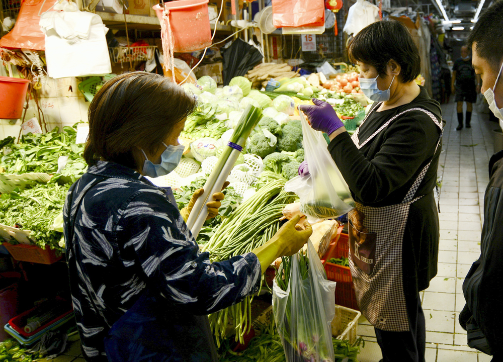Vegetable prices rose amid adverse weather in China.SING TAO Vegetable prices rose amid adverse weather in China.SING TAO