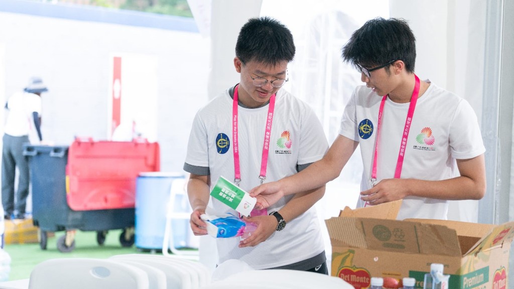 Triathlon Competition – Audience Services with HKUST Student Volunteer