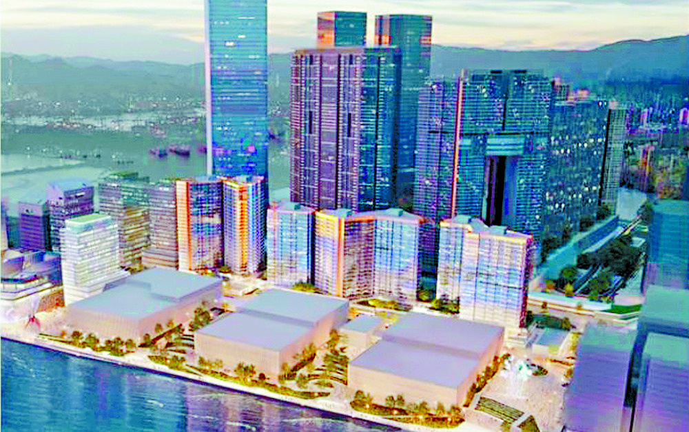 A rendering of the residential units. A rendering of the residential units.