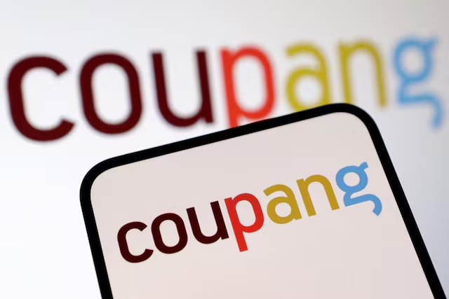 Coupang logo is seen in this illustration taken February 11, 2025. REUTERS/Dado Ruvic/Illustration/File Photo 
