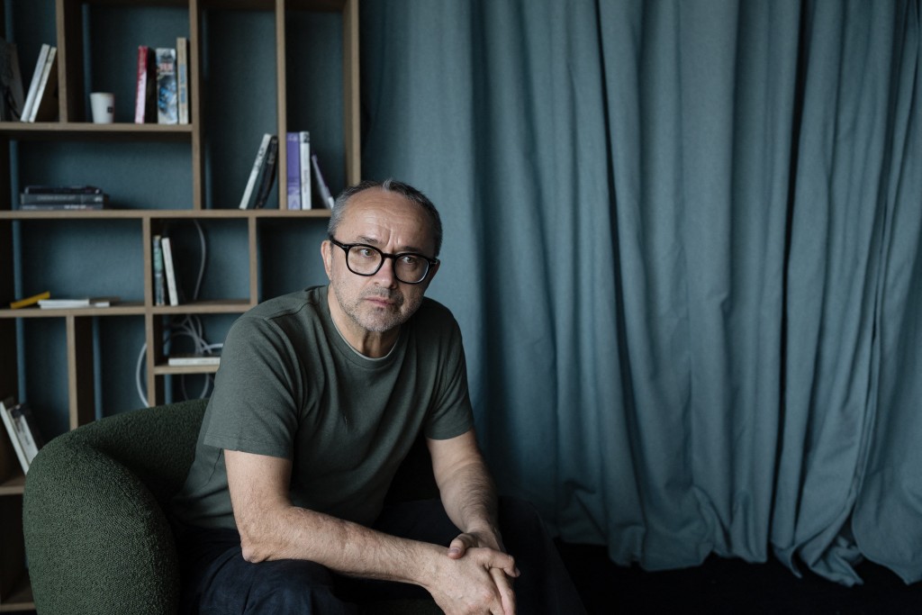 Russian director and screenwriter Andrey Zvyagintsev poses for a photo session on the sidelines of the 79th edition of the Cannes Film Festival in Cannes, southern France, on May 19, 2026. (Photo by Blanca CRUZ / AFP)