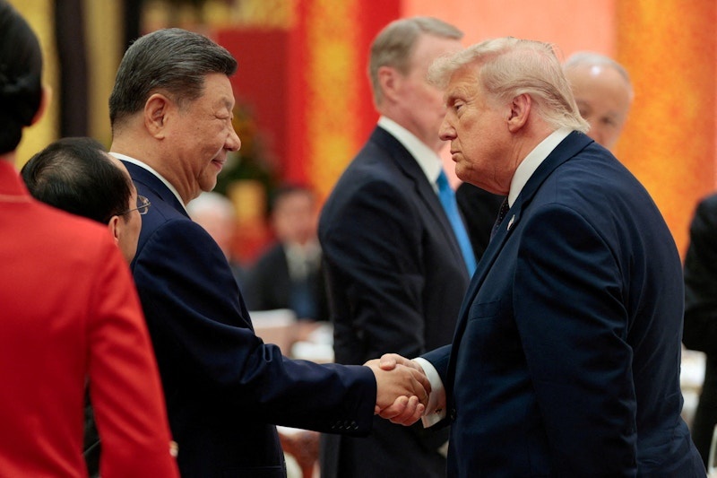 Xi and Trump in Beijing, May 14, 2026. REUTERS/Evan Vucci