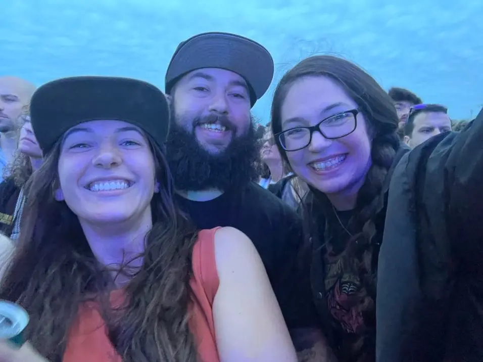 Semanchik, Webb, and Webb’s sister out together. (fb / Angela Webb)