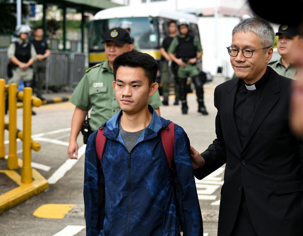 Chan Tong-kai (left), Reverend Canon Peter Koon Ho-ming (right). Chan Tong-kai (left), Reverend Canon Peter Koon Ho-ming (right).