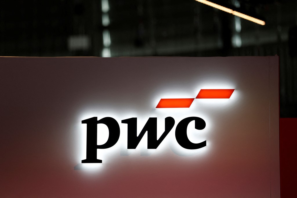 The logo of PwC is seen during the Viva Technology conference dedicated to innovation and startups at Porte de Versailles exhibition center in Paris, France, June 12, 2025. REUTERS/Benoit Tessier