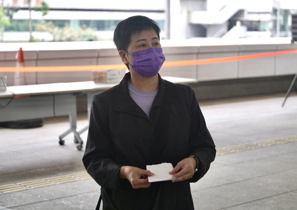 Wan's fellow party member and co-defendant Helena Wong Pik-wan, who was earlier released on bail, also attended his hearing. Wan's fellow party member and co-defendant Helena Wong Pik-wan, who was earlier released on bail, also attended his hearing.