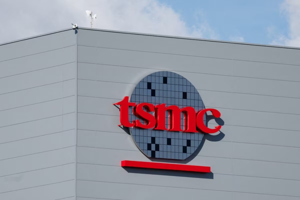 The logo of Taiwan Semiconductor Manufacturing Company (TSMC) is displayed at its fabrication plant in Kaohsiung, Taiwan, June 7, 2025. REUTERS