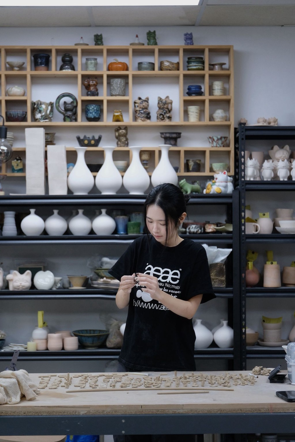For Chan, ceramics is the space where ideas gain weight.