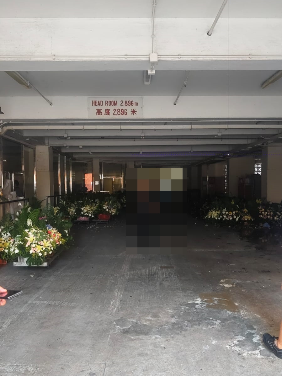 Some affected floors at Global Funeral Parlour were left without lighting and air-conditioning following the power failure.