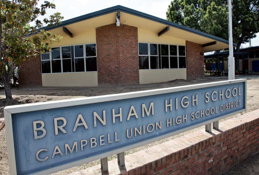Branham high school in San Jose, California, on 29 April 2009. Photograph: Paul Sakuma/AP
