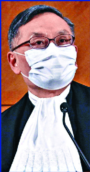 The seven are, from left, Andrew Cheung, Teresa Cheng, Chow Chung-kong, Regina Ip, Bunny Chan, Jonathan Choi and Lo Man-tuen.