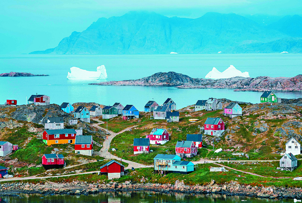 Icebergs come in from the polar regions near Greenland. AFP Icebergs come in from the polar regions near Greenland. AFP