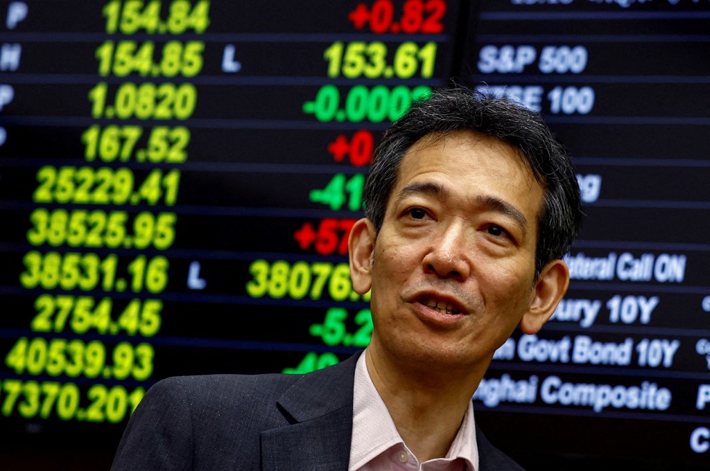 Japan's newly-appointed Vice Finance Minister for International Affairs, the country's new top currency diplomat, Atsushi Mimura speaks during an interview with Reuters at the Finance Ministry in Tokyo, Japan July 30, 2024. REUTERS/Issei Kato