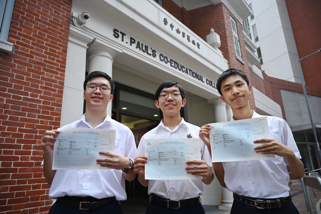 Three super top scorers from St. Paul's Co-educational College