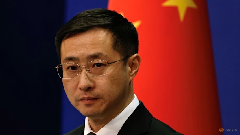 Chinese Foreign Ministry spokesperson Lin Jian attends a press conference in Beijing, China, Mar 20, 2024. (File photo: REUTERS/Tingshu Wang)