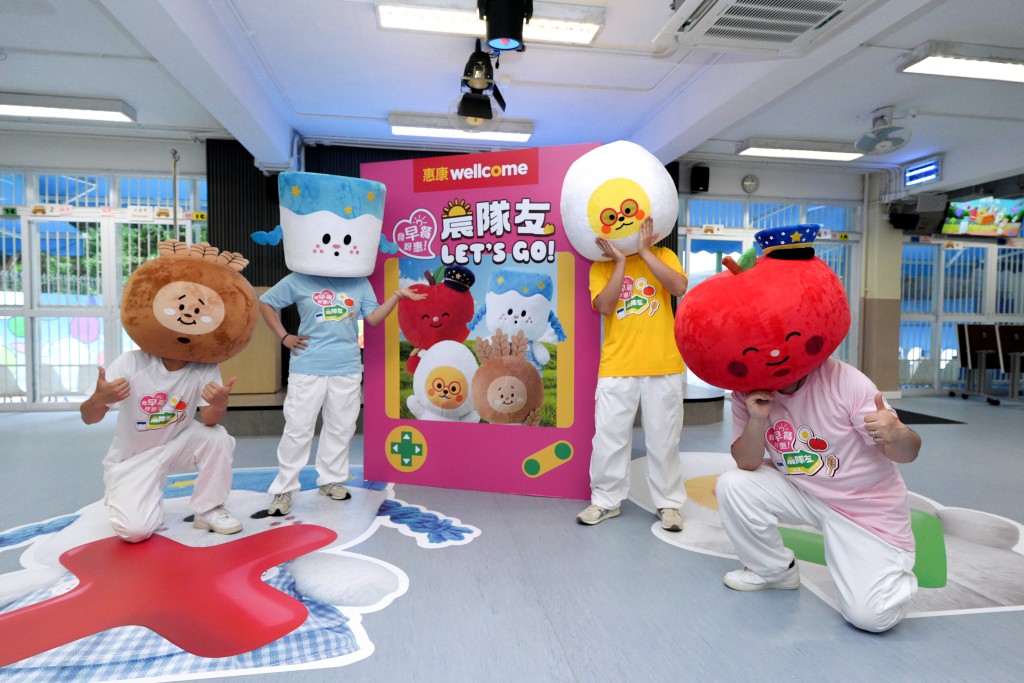Four mascot characters — Captain Apple, Oatty, Eggie, and Milky — made their debut, leading hands-on activities designed to make nutrition education engaging and memorable for young students. Four mascot characters — Captain Apple, Oatty, Eggie, and Milky — made their debut, leading hands-on activities designed to make nutrition education engaging and memorable for young students.
