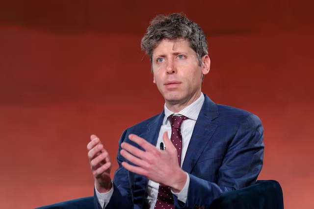 CEO of OpenAI Sam Altman speaks during the 2026 Infrastructure Summit of government officials, corporate executives, and labor leaders, in Washington, D.C., U.S., March 11, 2026. REUTERS/Kylie Cooper/File Photo 