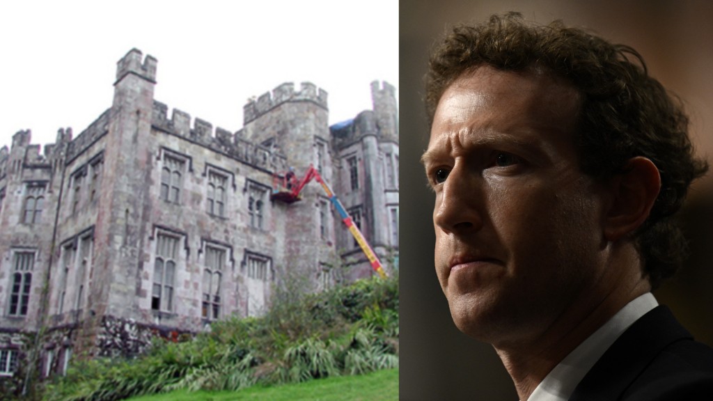 Strancally Castle (left)(Ireland National Built Heritage Service)