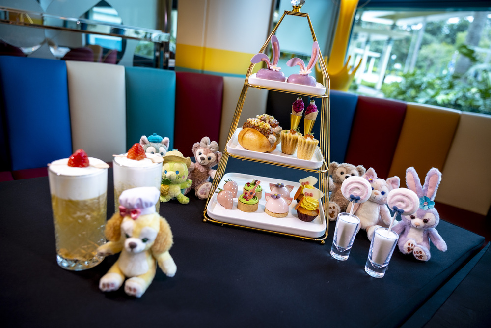 Duffy and Friends afternoon tea set available this March at the Disney Explorers Lodge.