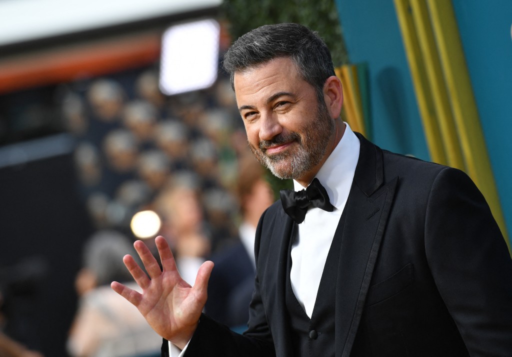 Talk show host Jimmy Kimmel arrives for the 74th Emmy Awards at the Microsoft Theater in Los Angeles, California, on September 12, 2022. (Photo by Chris Delmas / AFP)