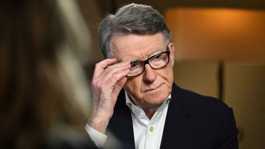 Ex-British ambassador to U.S. Mandelson. File Photo/Reuters