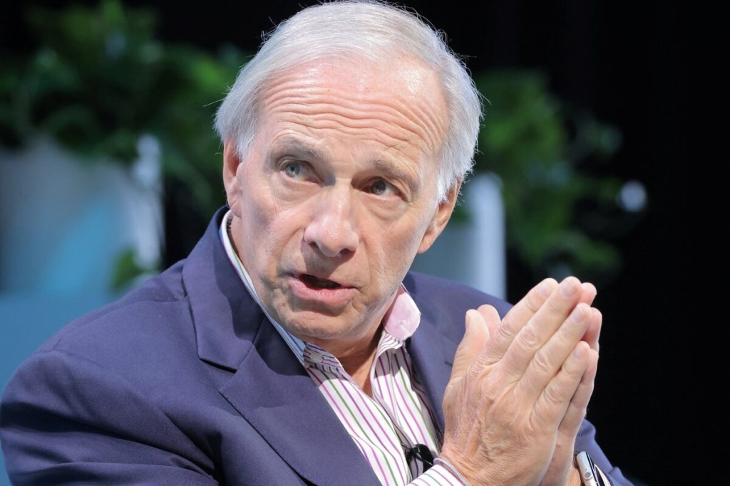 Ray Dalio, Founder of Bridgewater Associates, speaks at The Wall Street Journal’s Future of Everything Festival in New York City, U.S., May 22, 2024. REUTERS